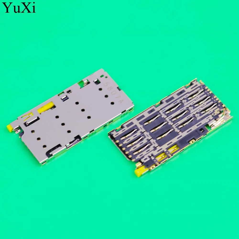 Держатель для сим карты YuXi считыватель разъемов Sony Xperia Z5 две SIM E6603 E6633 E6653 E6683