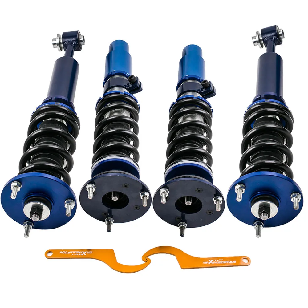 Высота Adj. Coilover Shock комплект для BMW E39 5 серии 520i 530i 540i 528i снижение пружины Распорки 95
