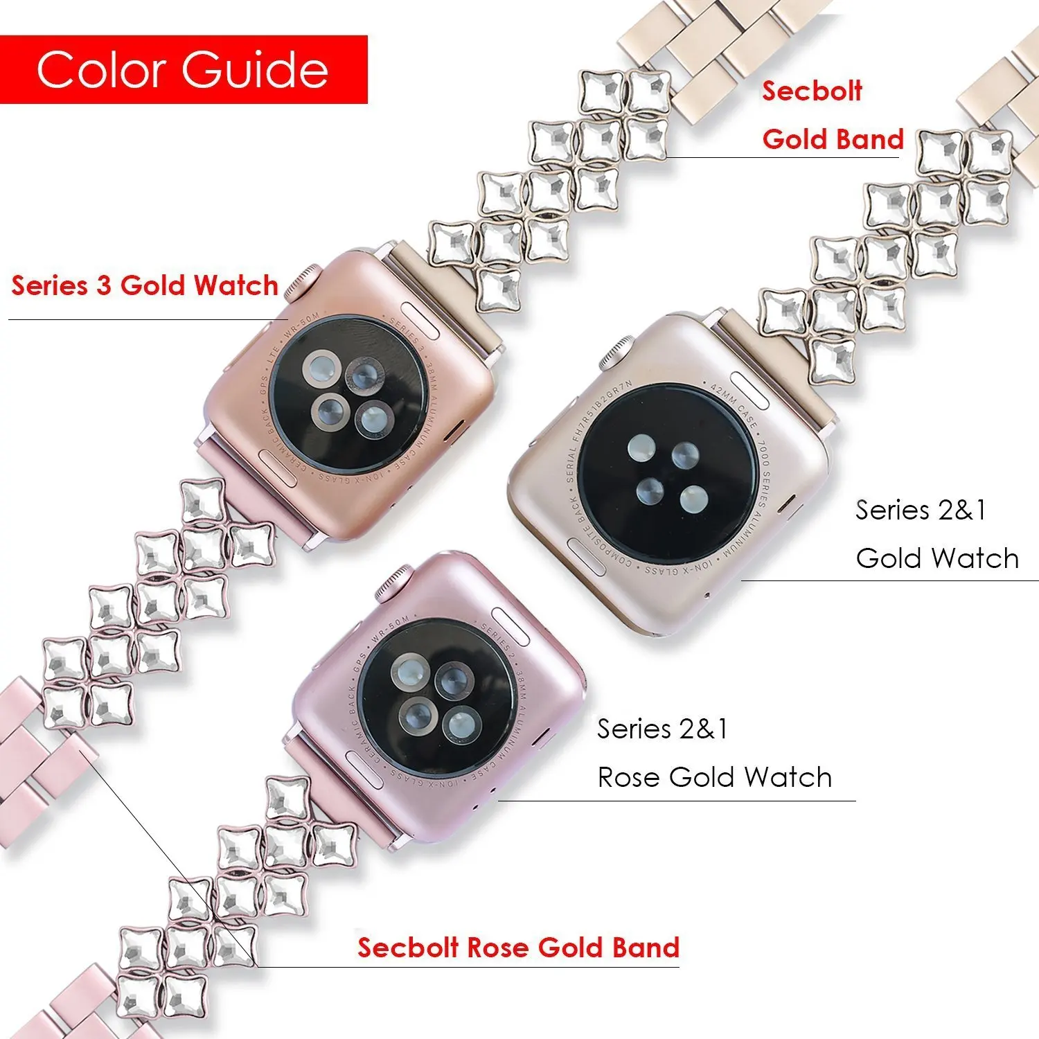 Для apple watch Series 5 4 3 2 1 ремешок для apple watch ремешок из нержавеющей стали 38 мм 42 мм 40 мм 44 мм iWatch 5 ремешок для женщин бриллиантовый браслет