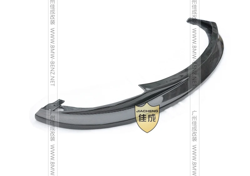 Углеродное волокно авто передний бампер сплиттер спойлер фартук губы подходит: