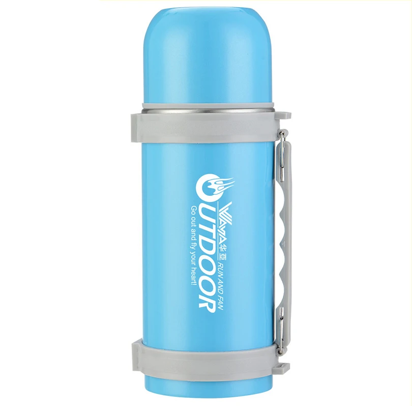 AQW643 1000ml blue Keelorn 1000 мл термос с изоляцией из нержавеющей стали, термос, бутылка для путешествий, термосы, термосы - Цвет: AQW643 1000ml blue