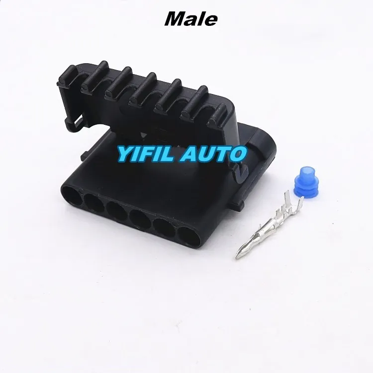 10 компл./лот 6 Pin/Way WeatherPak водонепроницаемый штекер для Delphi 12015799 12010975 | Автомобили и