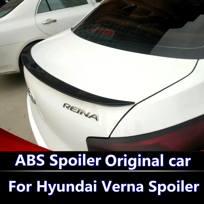 Спойлер для hyundai verna 2017-2018 verna/accent спойлер без краски задний багажник New Verna |