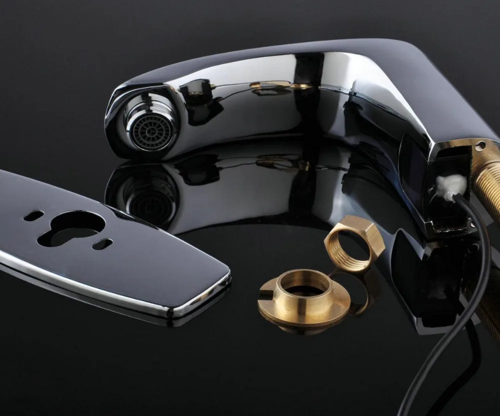 

Beelee Bathroom Lavatory Auto Water Mixer Touchless Electronic Automatic Sensor Faucetsonly cold) hotel and medical faucet tap