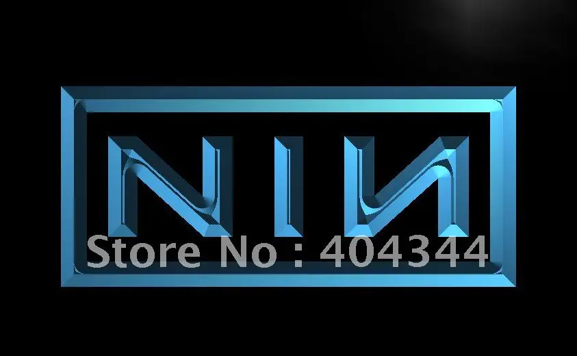 

LF001- NIN Nine Inch Nail Rock n Roll светодиодсветодиодный неоновая световая вывеска для домашнего декора