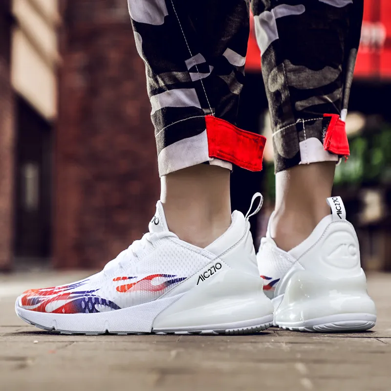 Бренд 270 мужские кроссовки стильные суперлегкие черные зеленые спортивные