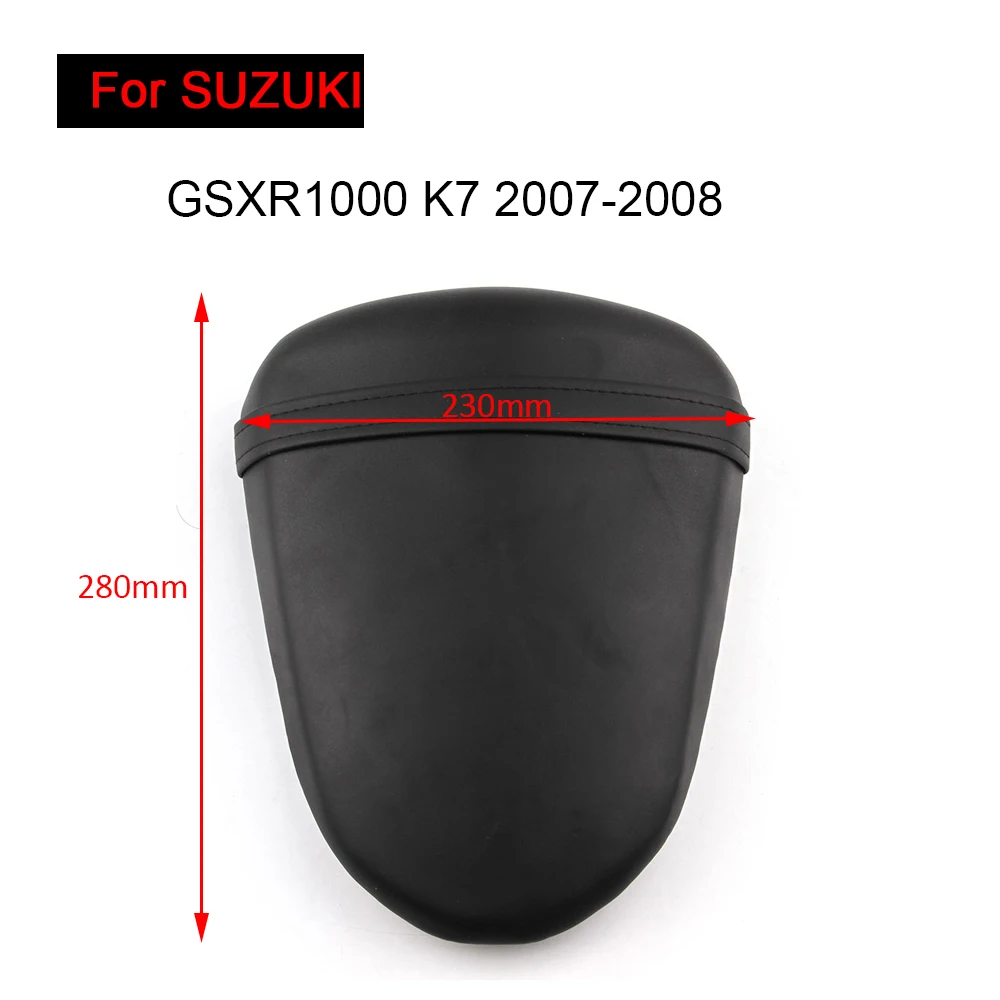 Кожаная подушка на заднее сиденье для Suzuki GSXR1000 K7 2007 2008 GSXR 1000 мотоциклетное