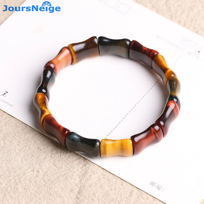 Оптовая продажа цветные браслеты из натурального камня тигровый глаз для женщин