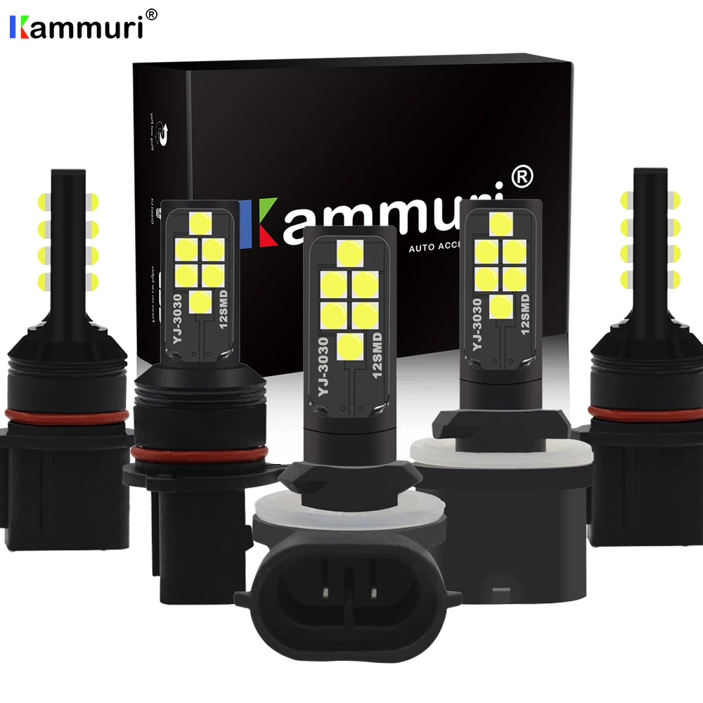 KAMMURI PSX26W P13W светодиодный h27w2 h27w/2 светодиодный лампы h27w 881 h27w1 h27w/1 Автомобильный светодиодный Противотуманные фары лампы Авто дневные ходовые огни DRL 12V