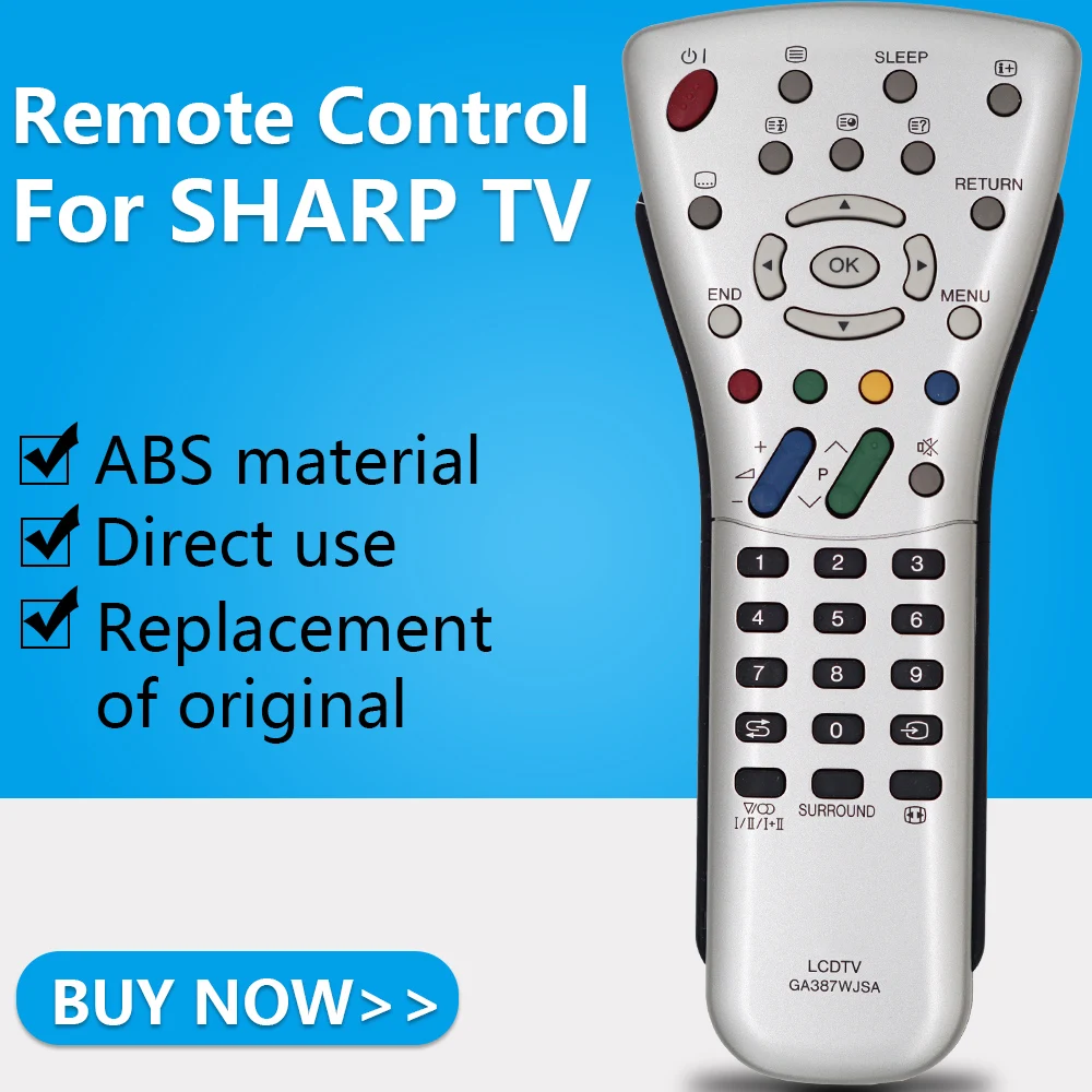 Пульт дистанционного управления ZF для SHARP TV GA387WJSA|Пульты ДУ| |