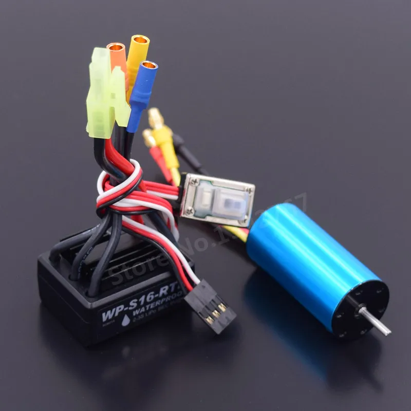 Мощный бесщеточный комплект модификации 2040 мотор 4800KV и 25A ESC водонепроницаемый