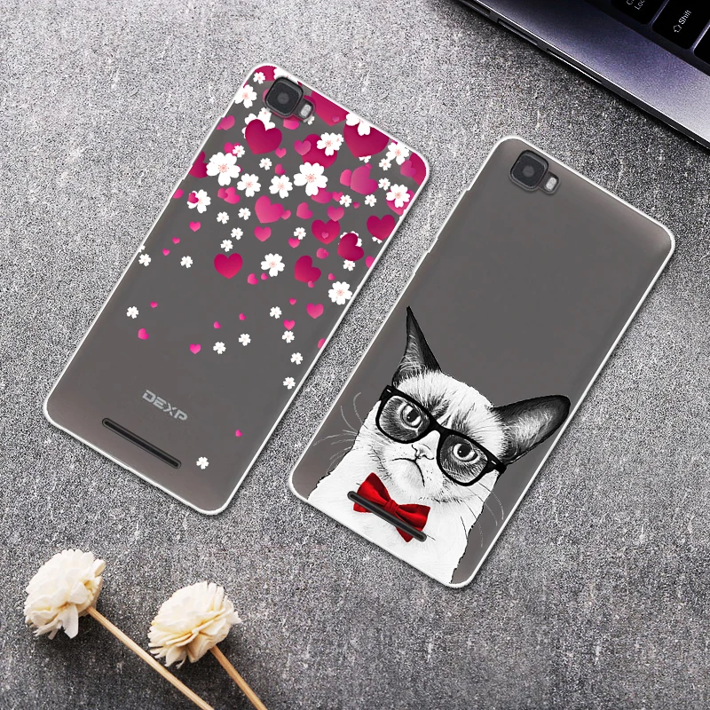 Case For Dexp Ixion El450 Force 5.0 inch Printing Drawing Silicone Phone Cases Cover Inch |