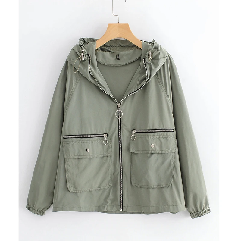 Женское непромокаемое пальто на молнии зеленая водонепроницаемая куртка с