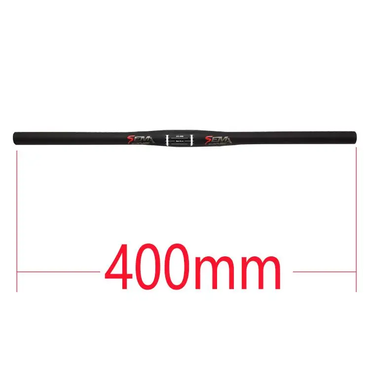 Black 400mm УГЛЕРОДНЫЙ руль SEMA для детского балансировочного велосипеда/стридеров/Koua/push bike, полностью углеродный руль, размер ручки 18,9 мм - Цвет: Black 400mm