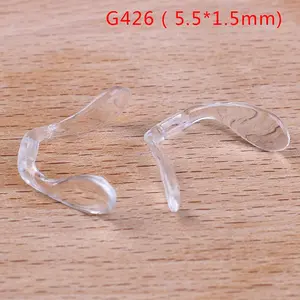 2 шт Силиконовые u-образные противоскользящие носоупоры очки солнцезащитные очки палка на подкладе очки оптика аксессуары Мульти Стиль