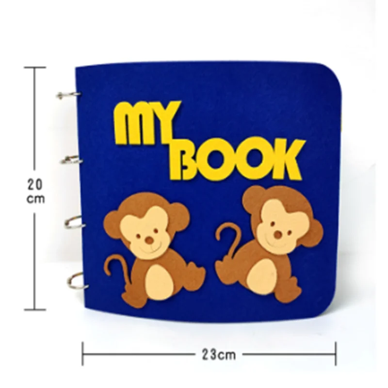 DIY Поделки игрушка книга готовая книга раннего обучения обучающие материалы история книга Мама ручной работы шитье специальный Рождественский подарок для детей