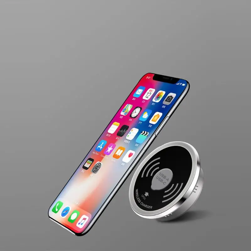 Настольное Беспроводное зарядное устройство 5 Вт водонепроницаемая подставка