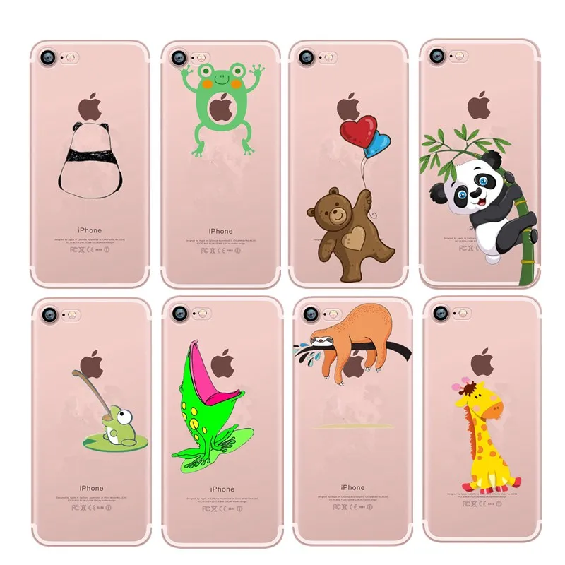 Cute Cartoon Patterned For iPhone XS MAX XR Case Cover iphone 7 plus 8 6 6s 5s se 5 Capa TPU Soft Silicon Funda |