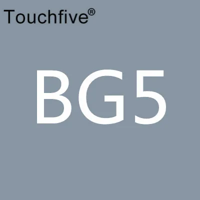 BG5 TOUCHFIVE опционально цвет соответствия искусство маркеры Кисть ручка эскиз на спиртовой основе маркеры двойная головка манга ручки для рисования товары для рукоделия - Цвет: BG5