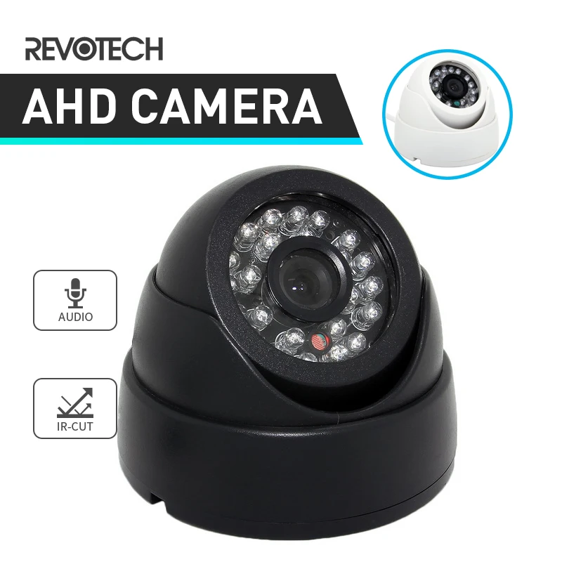 

Audio 720P / 1080P Indoor AHD CCTV Camera 1.0MP / 2.0MP 24LED IR FHD Dome Camera Night Vision Security Cam with IR-Cut