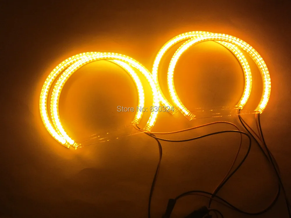 4X131MM SMD СВЕТОДИОДНЫЙ ангельские глаза гало кольца DRL светильник для BMW E46 E39 E38 E36
