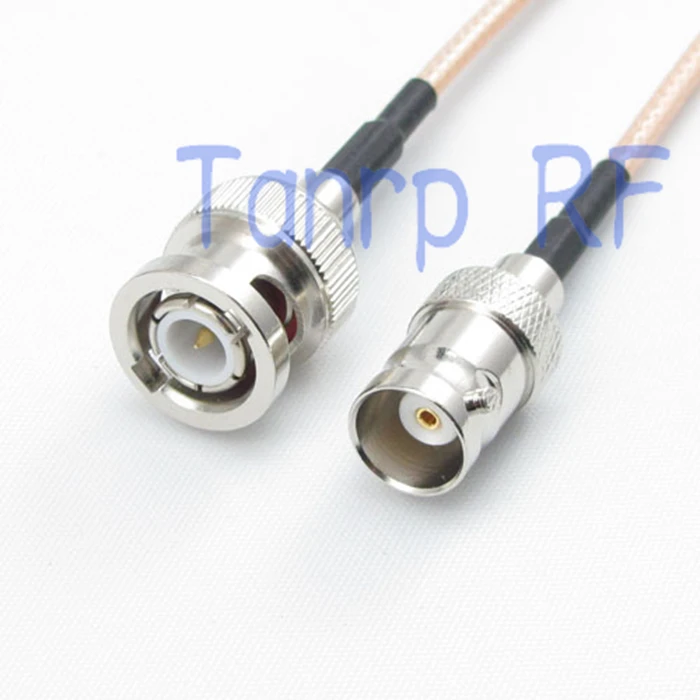 

1PCS RG316 extension cable 40cm BNC female jack to BNC male plug RF adapter connector 16inch Pigtail coaxial jumper cable