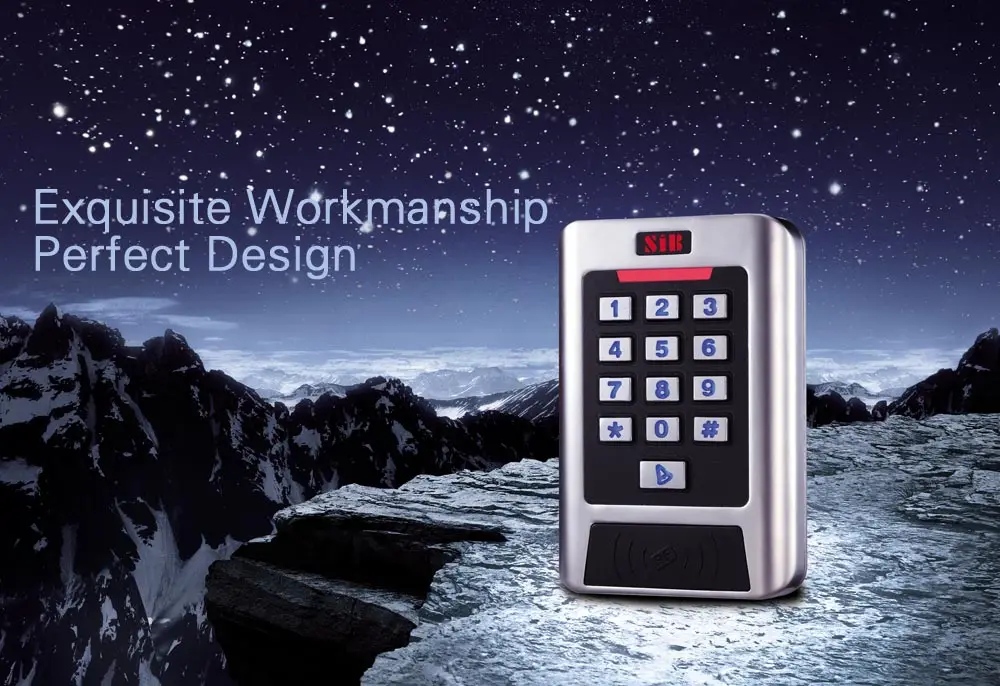 2000 пользователей водонепроницаемый IP68 RFID два реле цифровая Подсветка Автономный