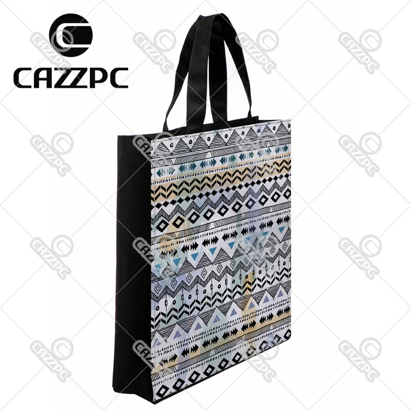 Черный и белый пульсация ацтеков племенных этническим принтом пользовательские