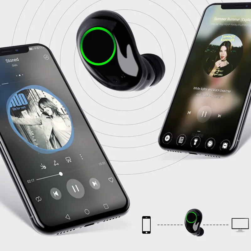 Ollivan X9 TWS Bluetooth наушники Bluetooth 5,0 настоящие Беспроводные наушники с зарядной коробкой HIFI басы сенсорные наушники