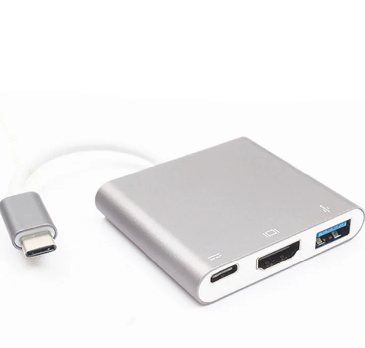 Тип usb C к HDMI USB 3 0 зарядки адаптер конвертер 1 хаб для MacBook Pro Pixel huawei Mate10 samsung S8 +