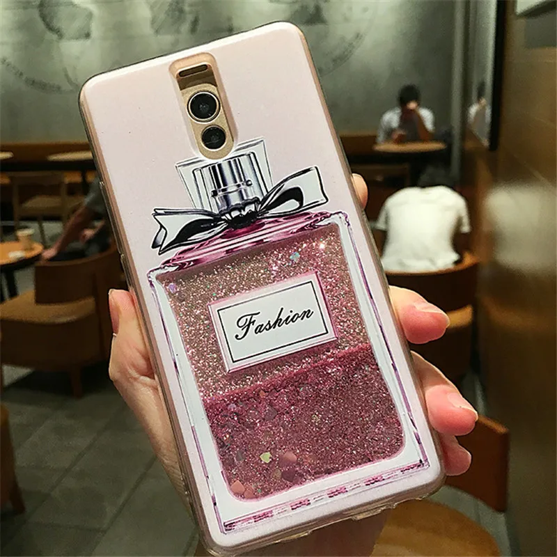 Cyato Блестящий динамический жидкий зыбучий песок чехол для Huawei Honor V20 Мягкий