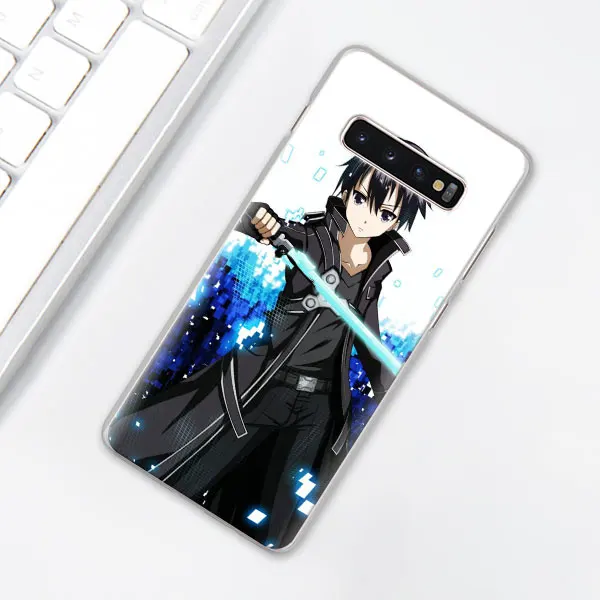 005 Обувь для вечеринки в Стиле косплей Sword Art Online(SAO), чехол для телефона аниме для samsung Galaxy S10e S10 плюс S7 S8 S9 Plus Note 8 9 M10 M20 M30 жесткий чехол Coque - Цвет: 005