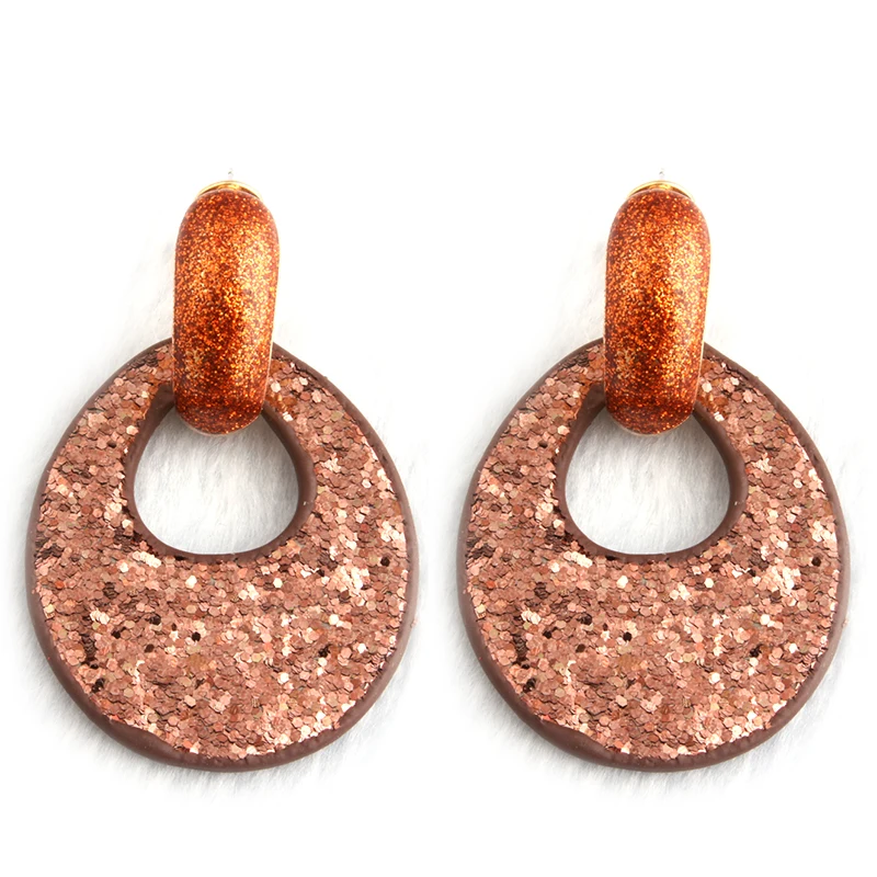 Серьги NeeFu WoFu из кожи тигра и сплава большие серьги длинная водяная капля Женская