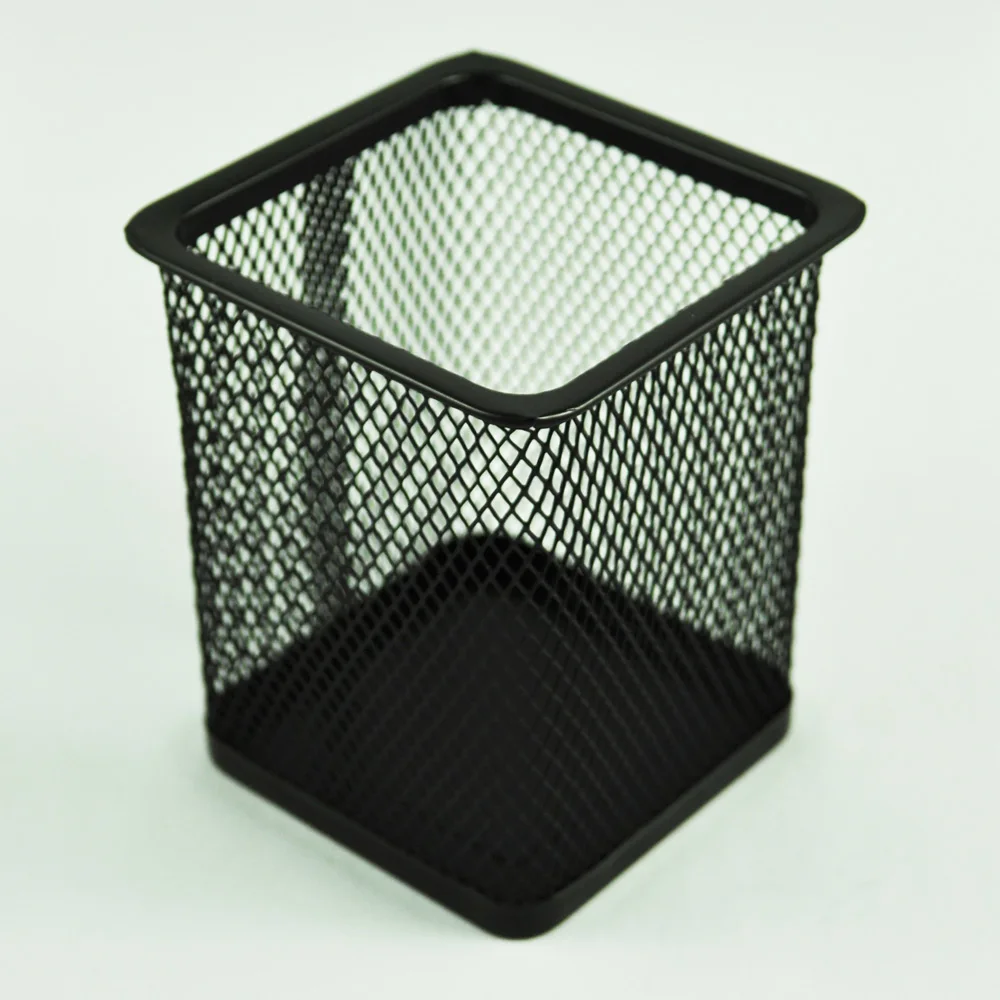 

PPYY NEW -SODIAL(R) Rectangular Mesh Style Pen Ruler Holder Desk Organizer for Home Office
