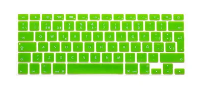 EU layout Green EU версия испанская клавиатура крышка для Macbook A1369 A1466 A1502 A1286 A1502 A1425 A1398 Air Pro retina 13 1" Беспроводной A1314 - Цвет: EU layout Green