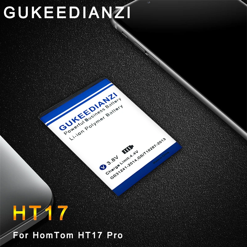 GUKEEDIANZI HT17 высокой Qualitly Замена Батарея 3000 мА ч для HOMTOM Pro литий ионные полимерные
