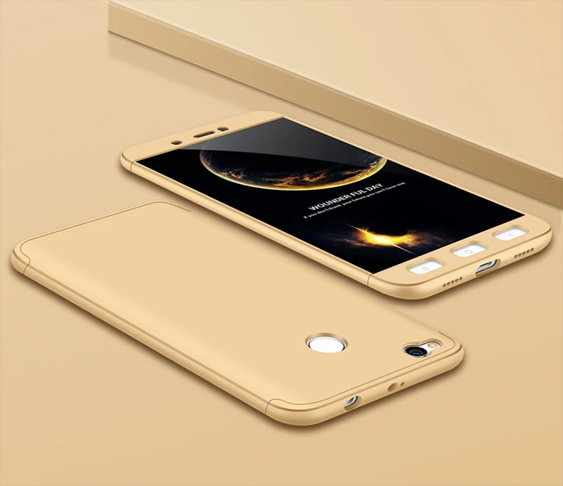 GKK Redmi 4X чехол 360 Защита всего тела тонкий бронированный чехол для Xiaomi Redmi 4X Redmi4X чехол жесткий Гибридный PC матовый чехол Fundas