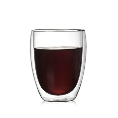 350ml 250/350/450 мл ручной работы термостойкие двойными стенками Стекло Чай Пейте кофе кружка для молока Изолированная прозрачная Стекло es Виски Посуда для напитков - Цвет: 350ml
