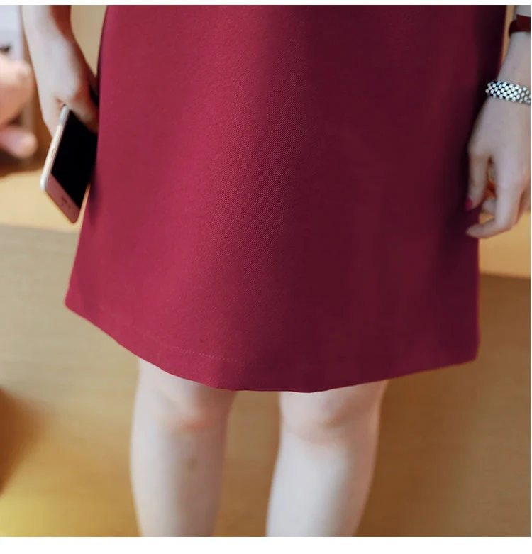 329 летняя одежда для беременных женщин платье без рукавов в Корейском стиле