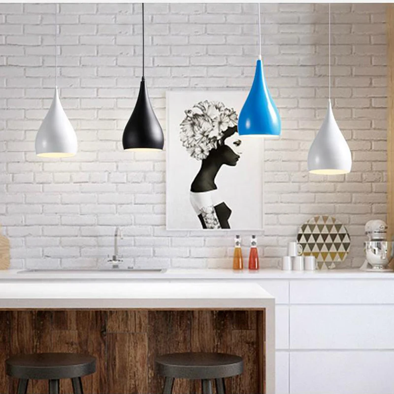 Промышленный потолочный светильник в американском ретро стиле для спальни