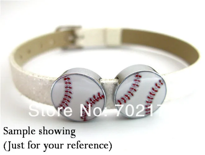 Новые горячие продажи! 50 шт в наборе подвеска слайдер 8 мм бейсбольная форма fit'