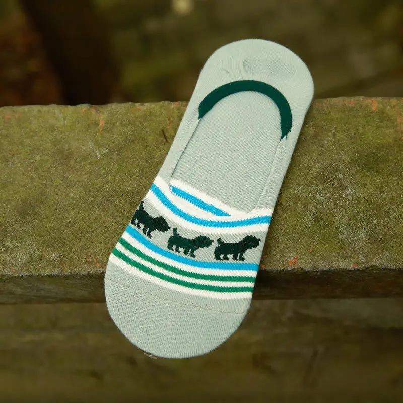 1pairs Summer Cartoon Cotton Dog Women Boat Socks Girls Invisible Ankle Puppy Woman Girl Boy Hosier Acrylic |