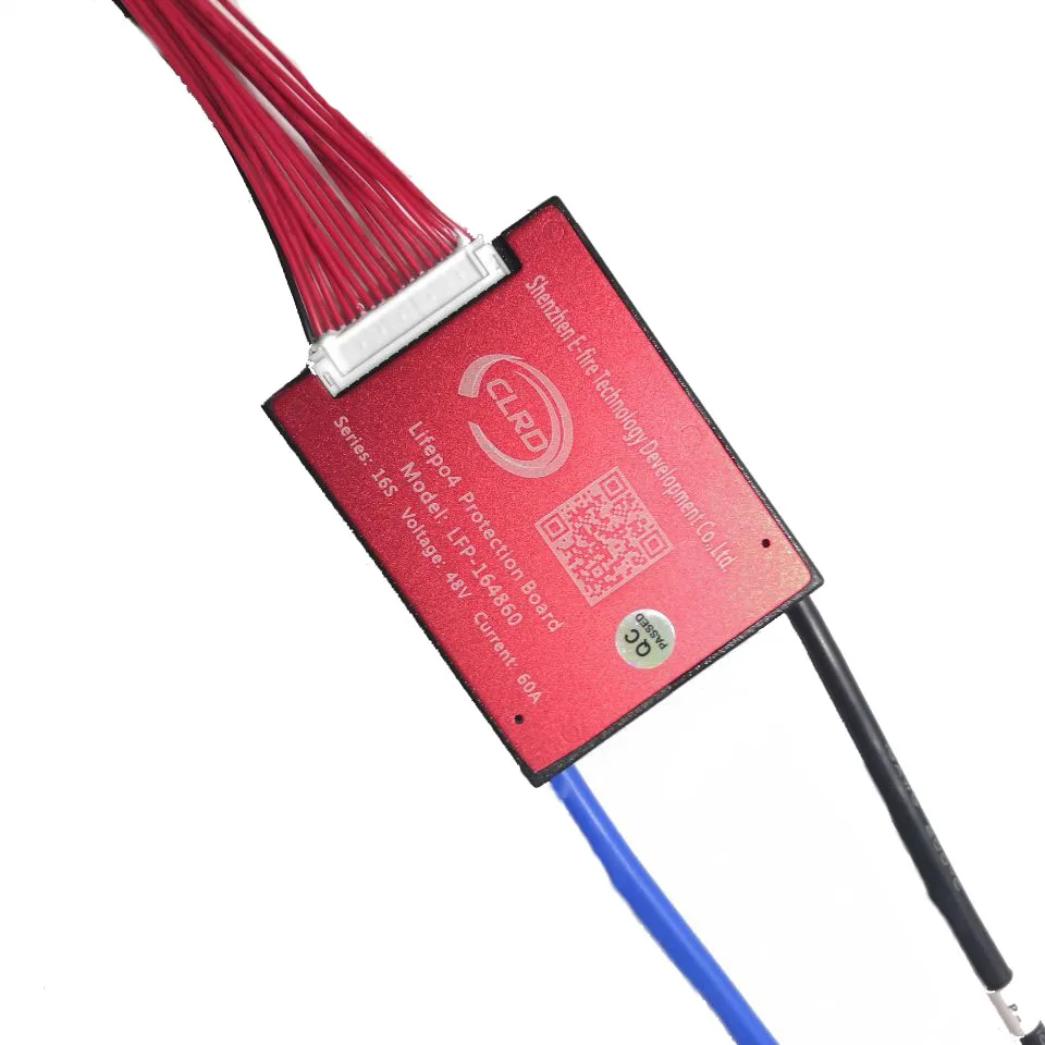16S 48V 20A 25A 35A 45A 60A BMS система управления батареей PCM PCB для Lifepo4 Аккумуляторный блок с балансом