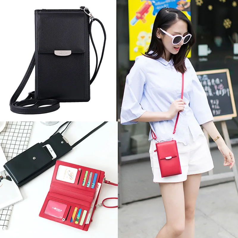 Женский многофункциональный кошелек-клатч Длинный кошелек из искусственной