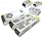 Светодиодный драйвер Vusum, источник питания, адаптер для освещения, 220 В переменного тока в 12 В24 В постоянного тока, 12 Вт, 24 Вт, 60 Вт, 120 Вт, 200 Вт, 250 Вт, 360 Вт