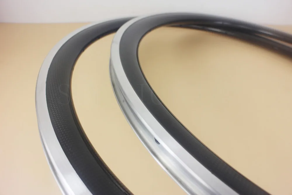 38 мм клинчер из углеродного сплава велосипедные диски 23 ширина 20/28H 3k глянцевое