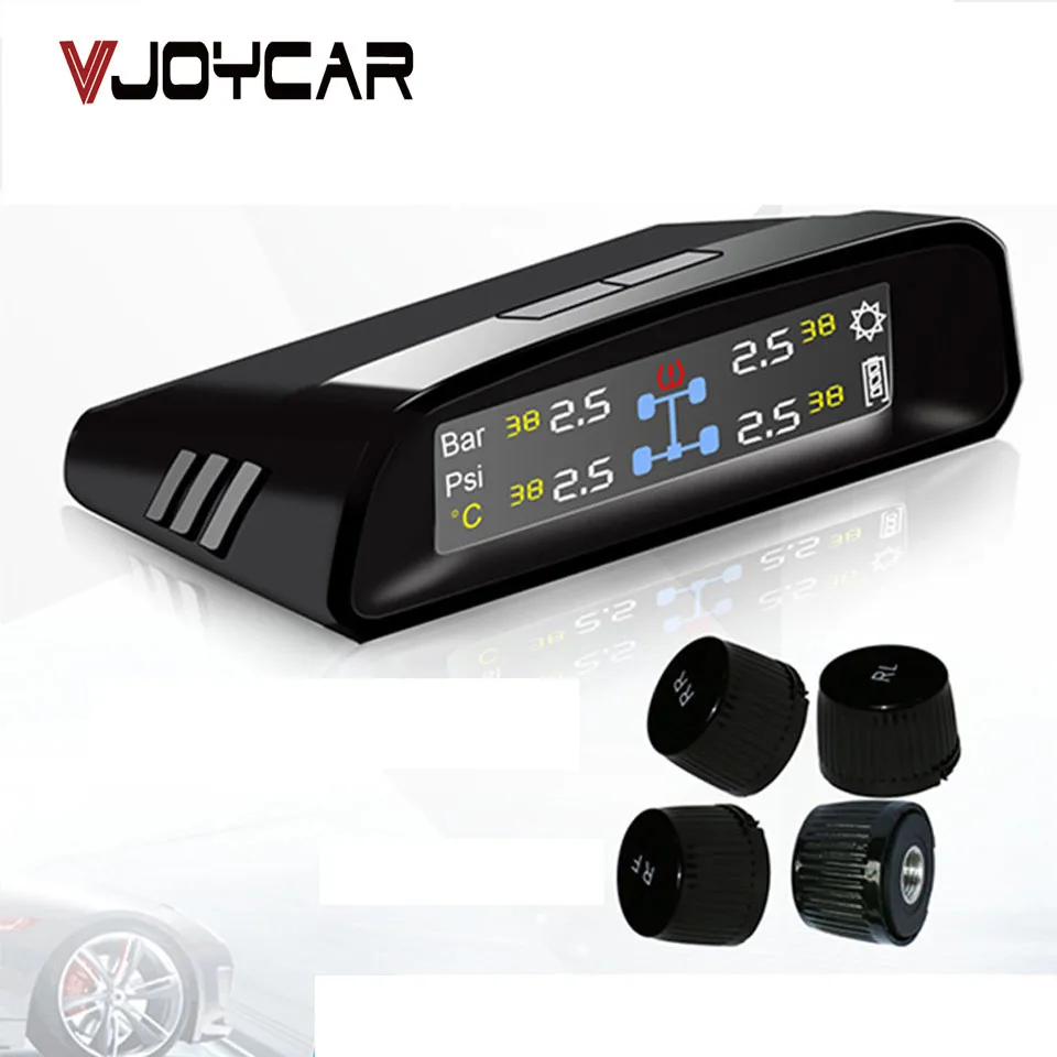 Беспроводная система контроля давления в шинах VJOYCAR TW400 монитор с 4 внешними