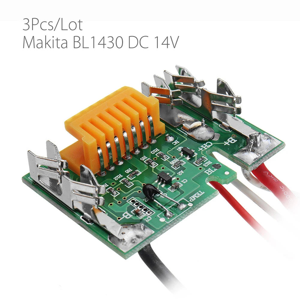 3 шт./лот Makita BL1430 DC 14 в инструмент защита батареи плата управления зарядкой PCB PCM защиты платы