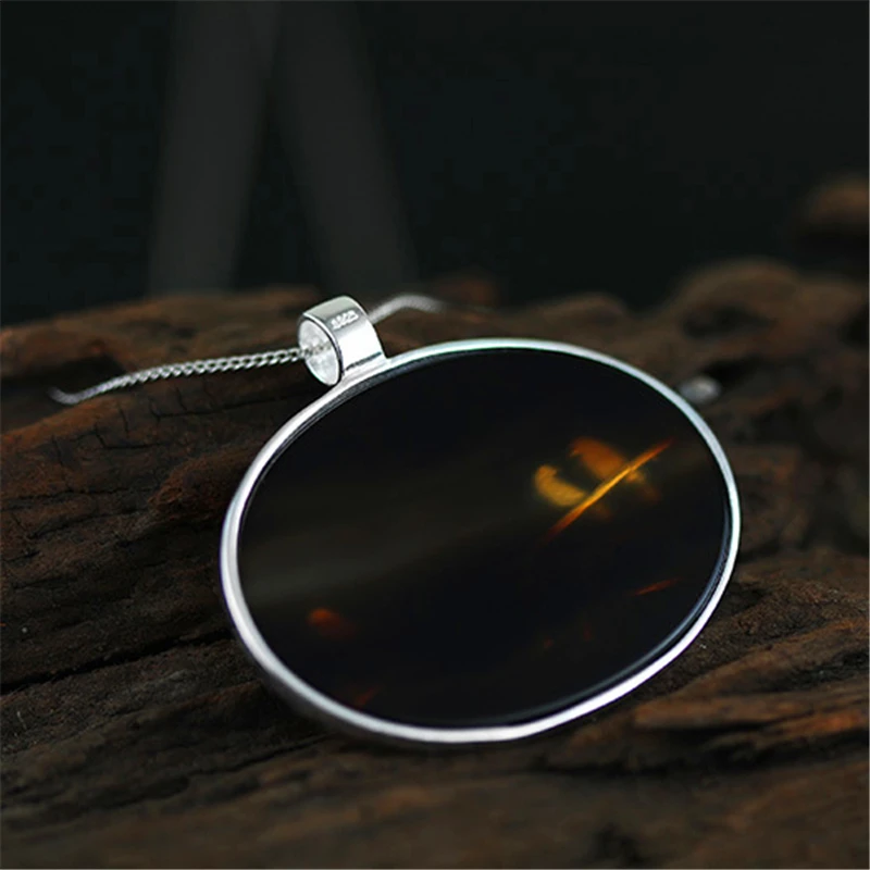 Lotus Fun реальные стерлингового серебра 925 натуральный агат ручной Красивые