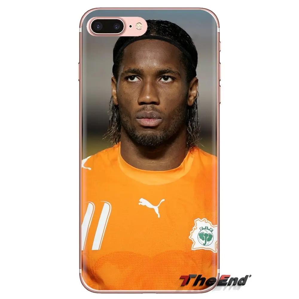 Прозрачные мягкие чехлы Didier Drogba для iPod Touch Apple iPhone 4 4S 5 5S SE 5C 6 6S 7 8 X XR XS Plus MAX |